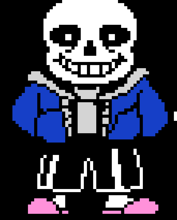 [b9de0d] sans skeleton with color! 