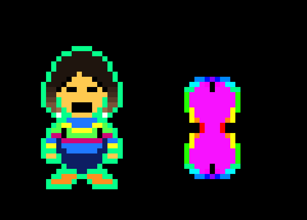 [9664c4] Asriel  and Frisk fusion and soul