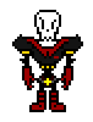 [e7652d] Underfell Papyrus Overworld Sprite