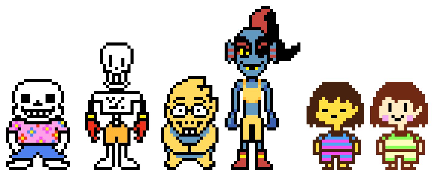 [9664c4] Undertale Characters in Swimsuits