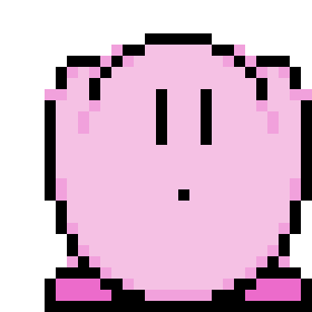 [43ecc3] Kirby's Dream Land sprite gbc