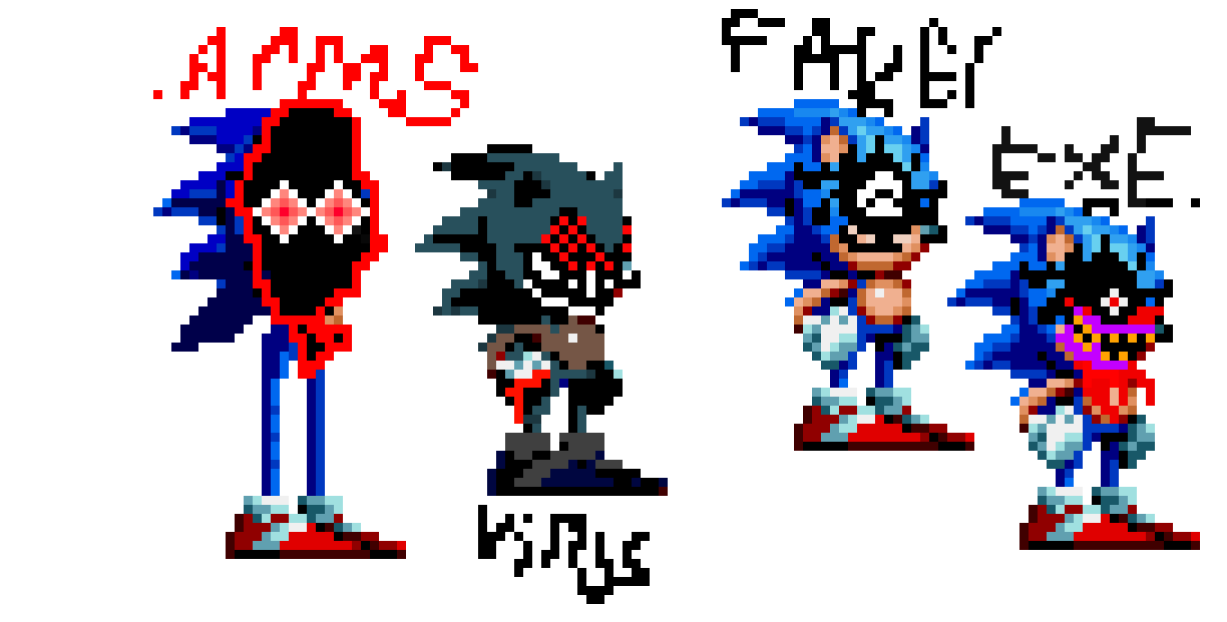 [4eb832] cool sonic.exe monsters!