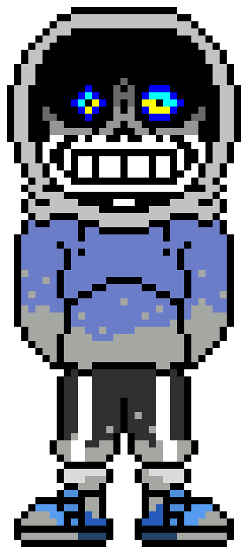 [d6b045] SwapDustTale Sans: *He uses his Blasters on Terror*