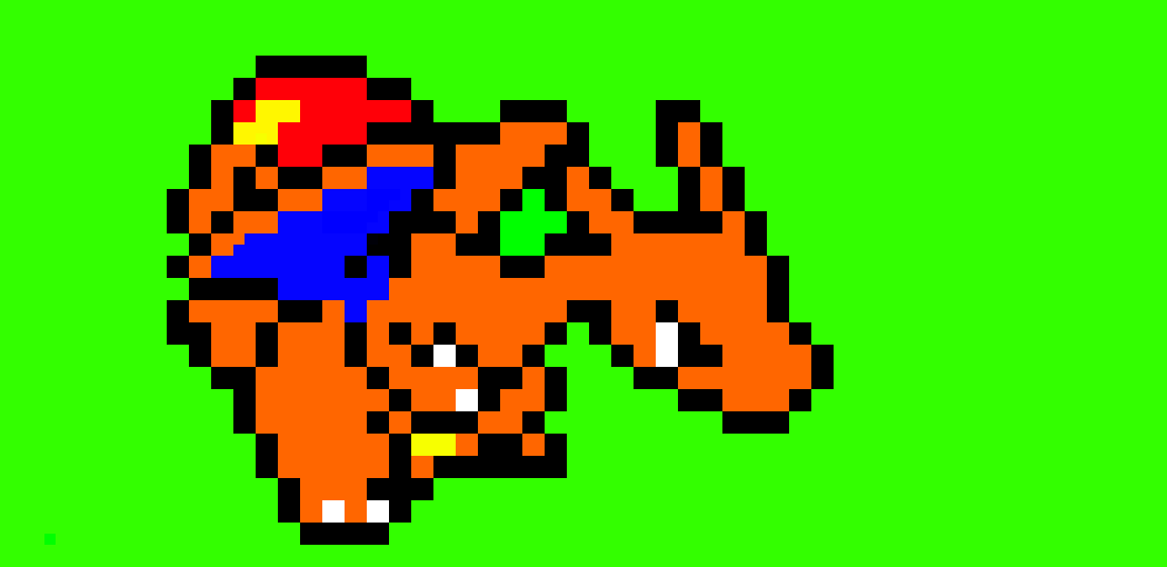 [9664c4] Pixel Charizard