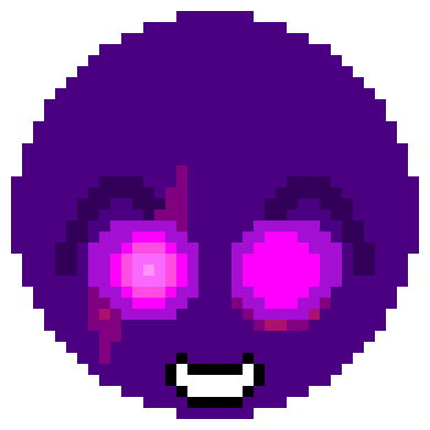[9664c4] Purple Stickman (Open Smile)