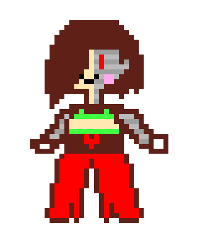 [9664c4] Chara as Mettaton