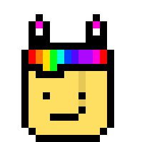 [401102] *gets onto johns lap*meep!-tinyest rainbow.