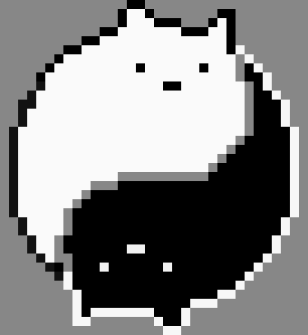 [b994dc] Ying Yang Cat