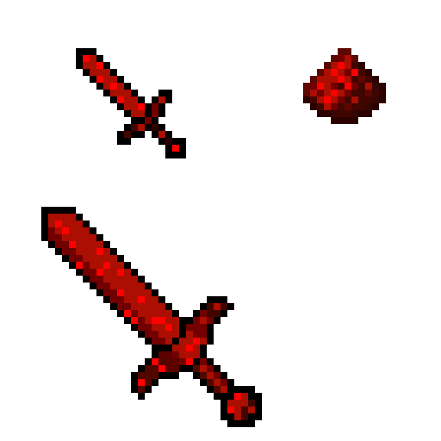 [37ffc6] Redstone Minecraft Sword