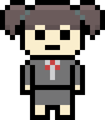 [86a47a] danganronpa pixel sprite base - Syako Kan