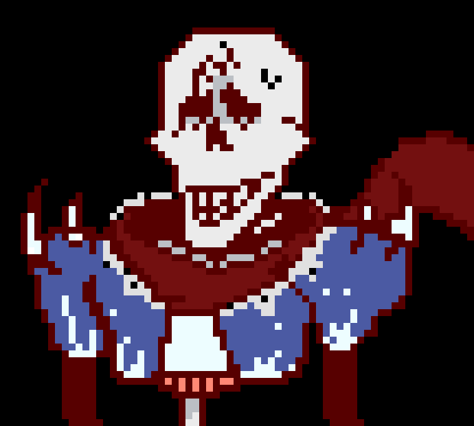[2fbf6b] *he put it on as his voice echoed through his mind... "Not good enough." "Not good enough." "Not good enough." .. papyrus felt guilty*