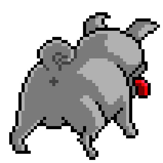 [9664c4] PewDiePie: Legend of the Brofist: Edgar back sprite