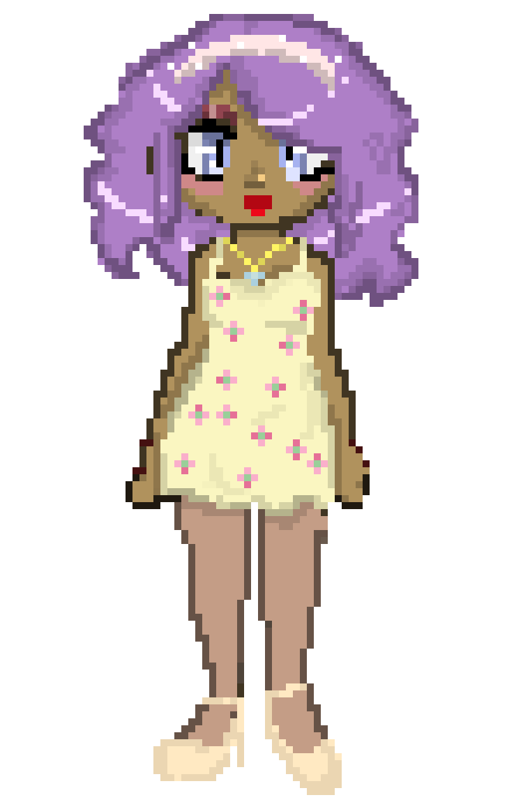 [a82400] Pixel character: Spring 