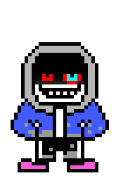[071788] Dusttale last genocide overworld sprite expression 2
