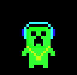[9664c4] headphone creeper symbol