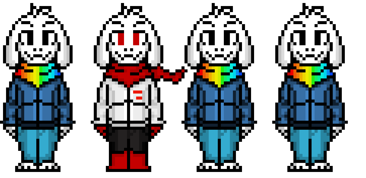 Storyshift Asriel. | Two other people can edit the other two...