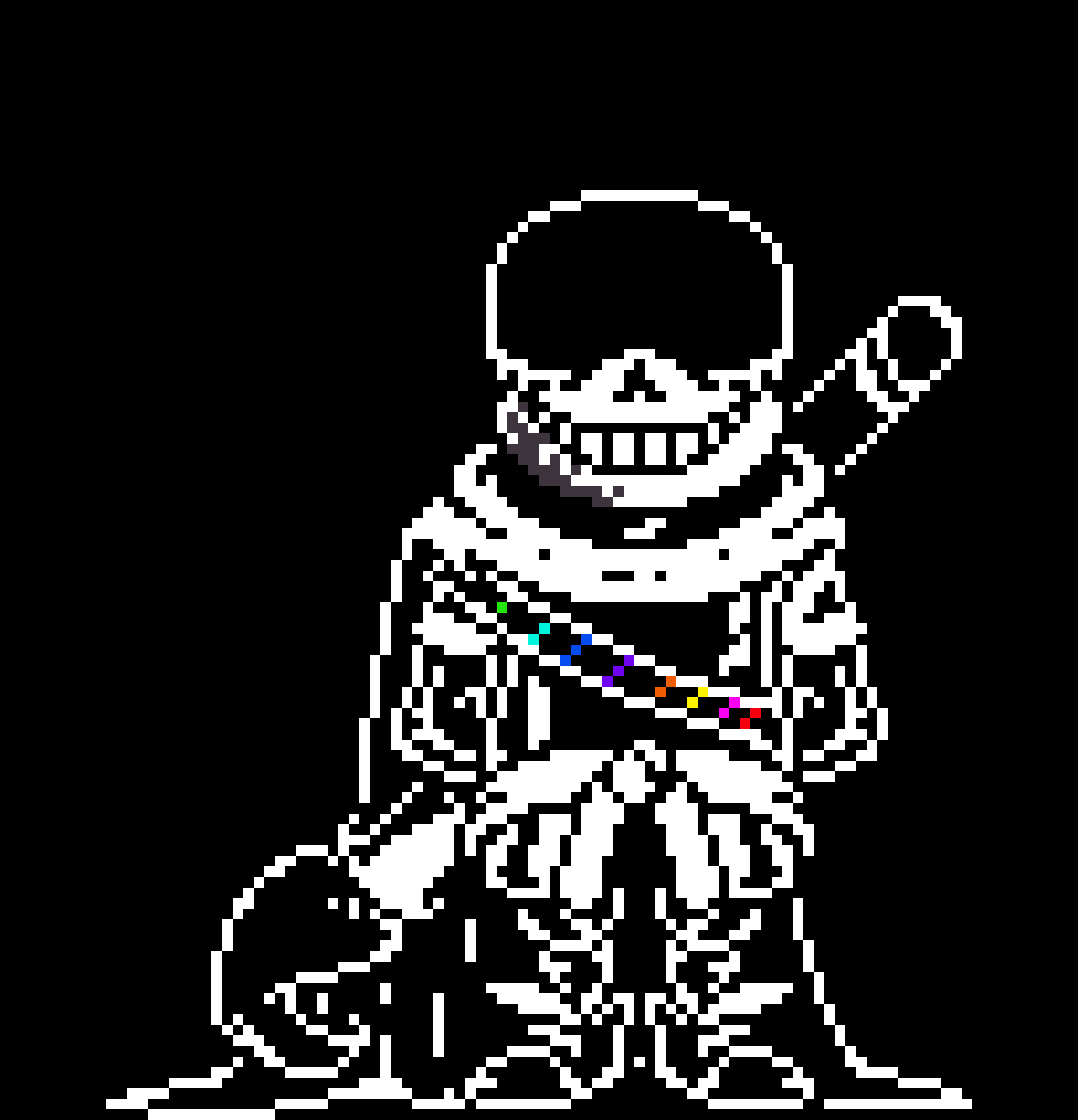 [a228fa] *Paint drips off his brush as he walks.*