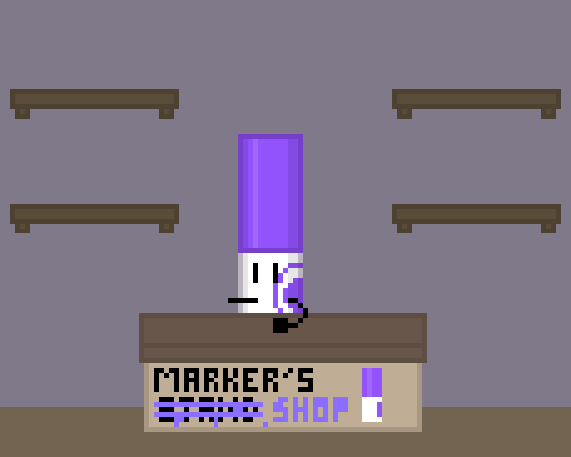 [4c3e01] Im good, Trying to find stuff to sell here in my shop  -Marker
