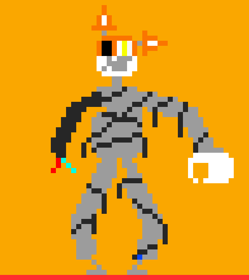[87ec11] Scraptail (Orange)