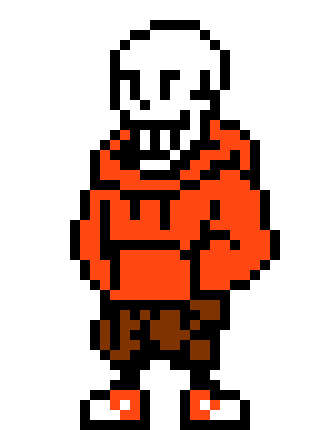 [af4498] Deltarune style Sans, Swap Papyrus, Classic Swap Papyrus, and Disbelief Papyrus. [King Squid Edit]