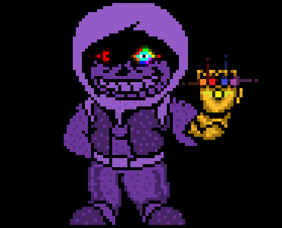 [Thanos Dust sans][The Snap!][edited by lancer89]