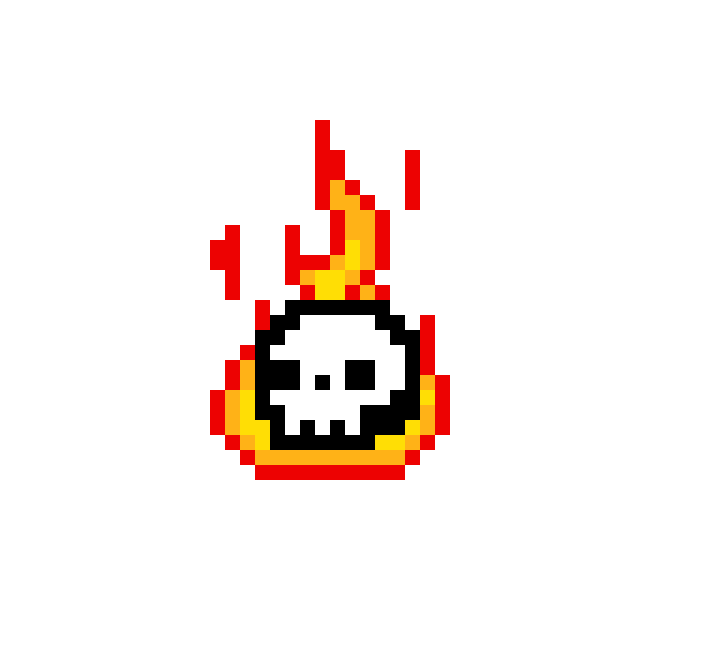 [9664c4] Burning Skull