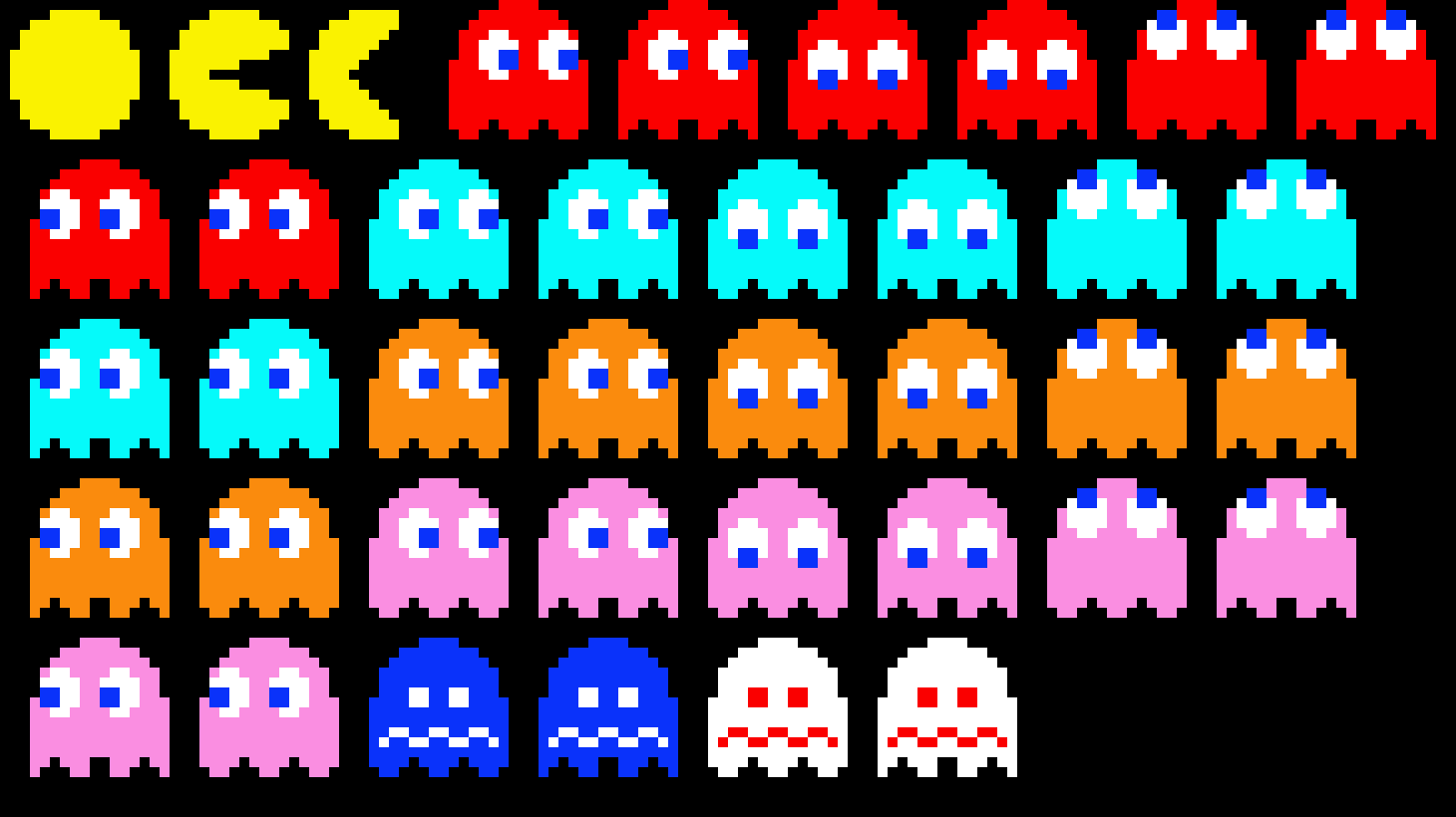 [3b9c71] Pac-Man sprites