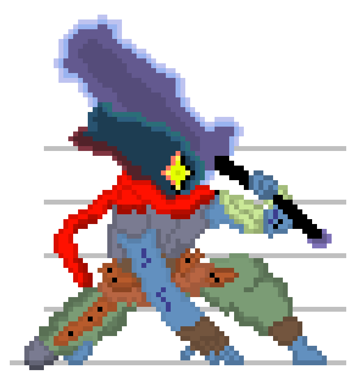 [8cbe4e] the beheaded shaded outline