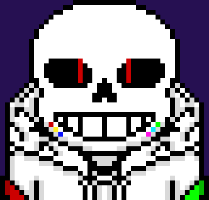 [71fafd] *makes a knife appear and cuts Terror's hand off, then moves Delete behind him* if you want to kill Delete, you have to kill ME first