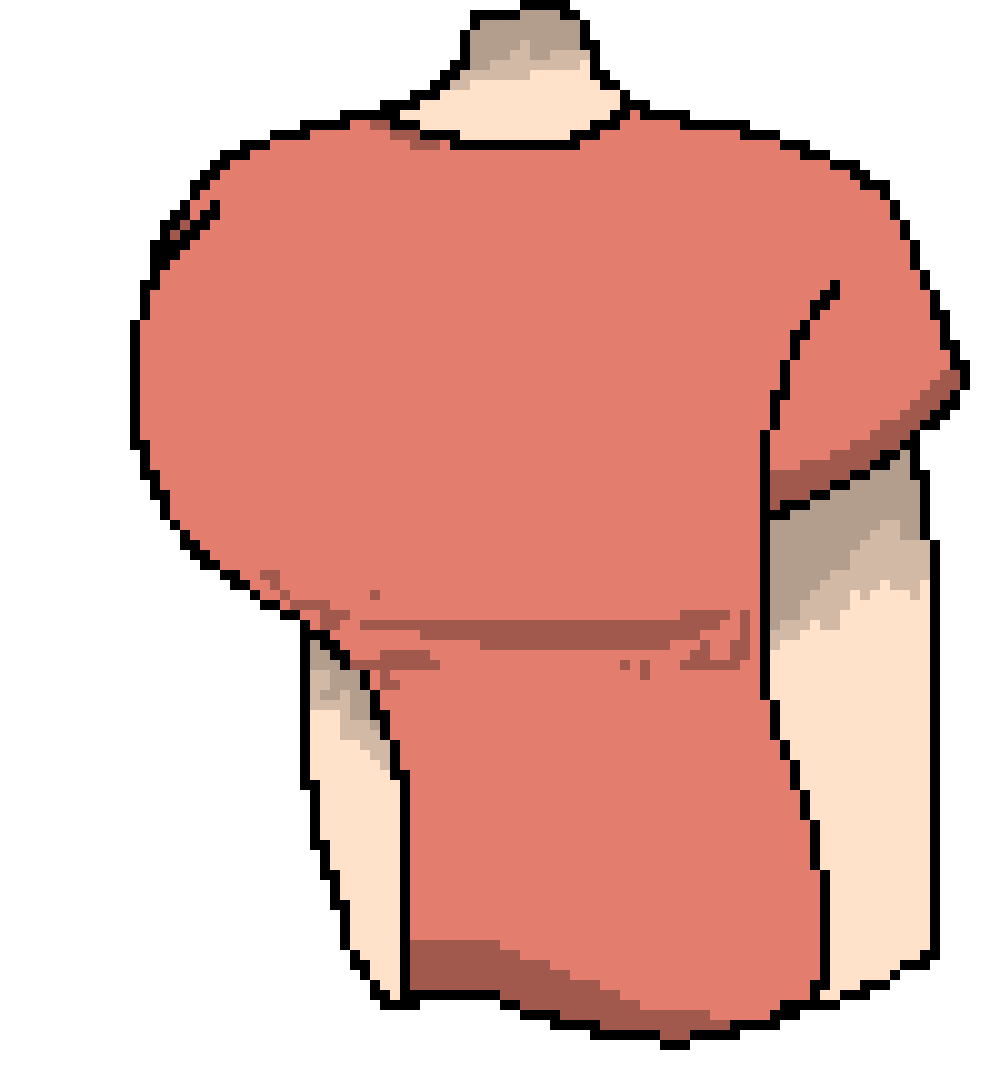 [ac3462] orange shirt
