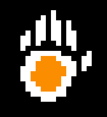 [54b5be] Gaster Hand (Orange)