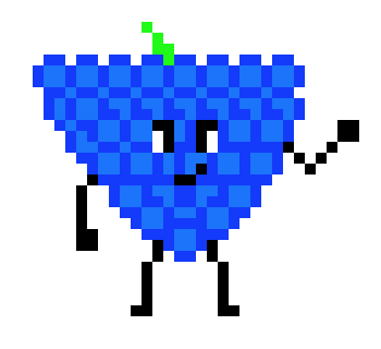 [1714d2] Blue Raspberry Character
