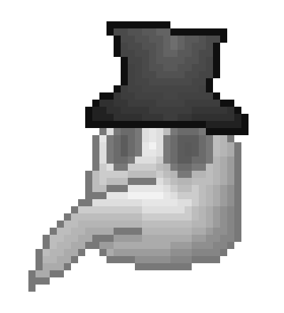 [9664c4] plague mask now with hat