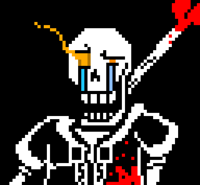 Disbelief Papyrus: [fires blasters] haha