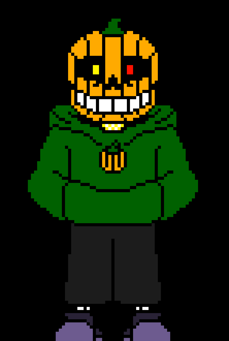 [c7b058] i made a Halloween caftar called pumpkin skull caftar