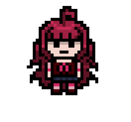[7f37ce] Fraise Vermillion - Green eyes