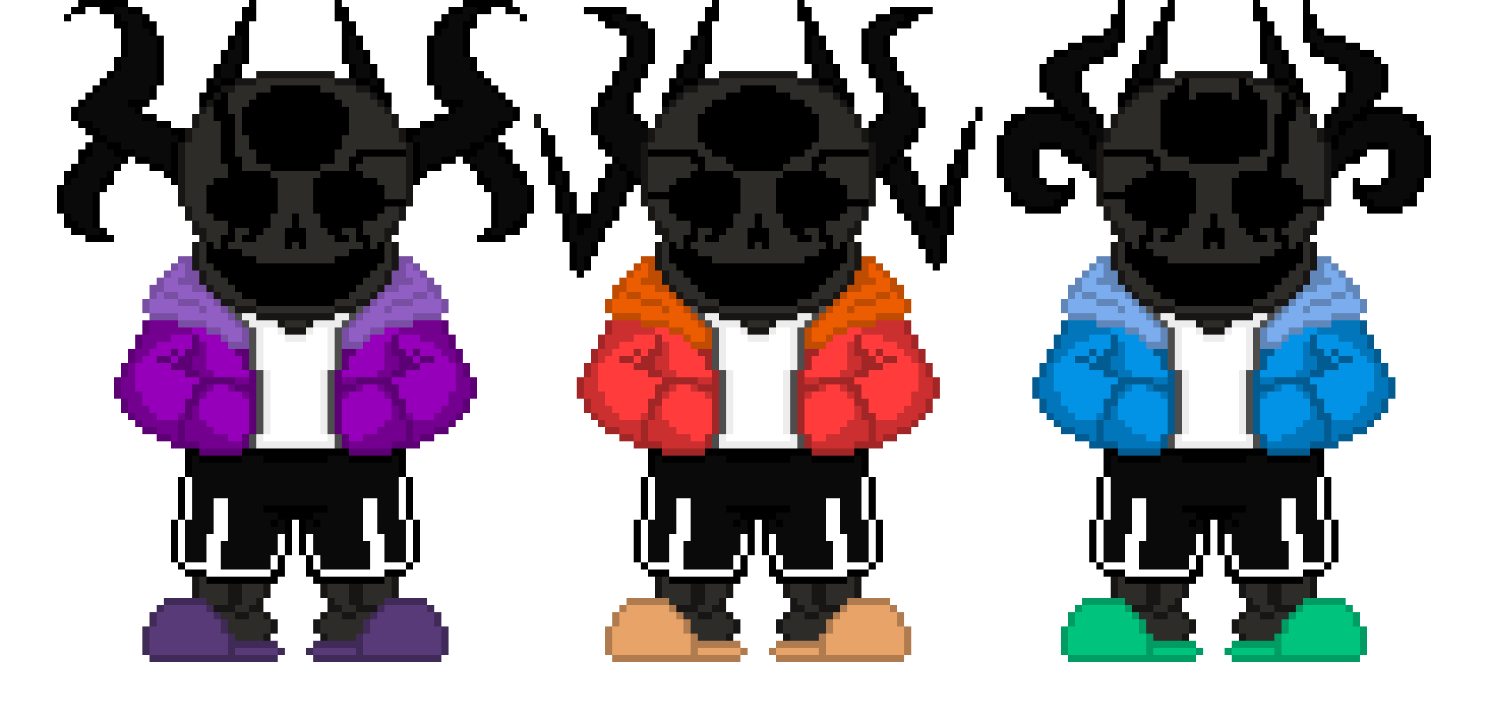 [9664c4] i just wanted to see how they look with hlack stuff