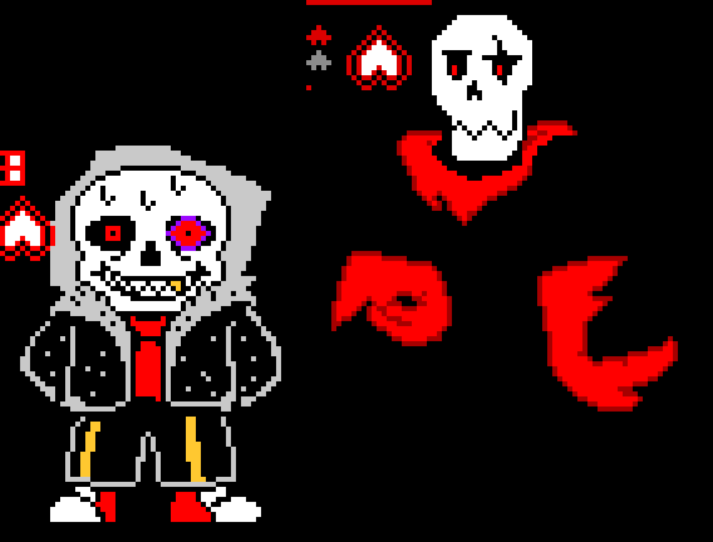 [9664c4] DUSTfell Sans and Papyrus