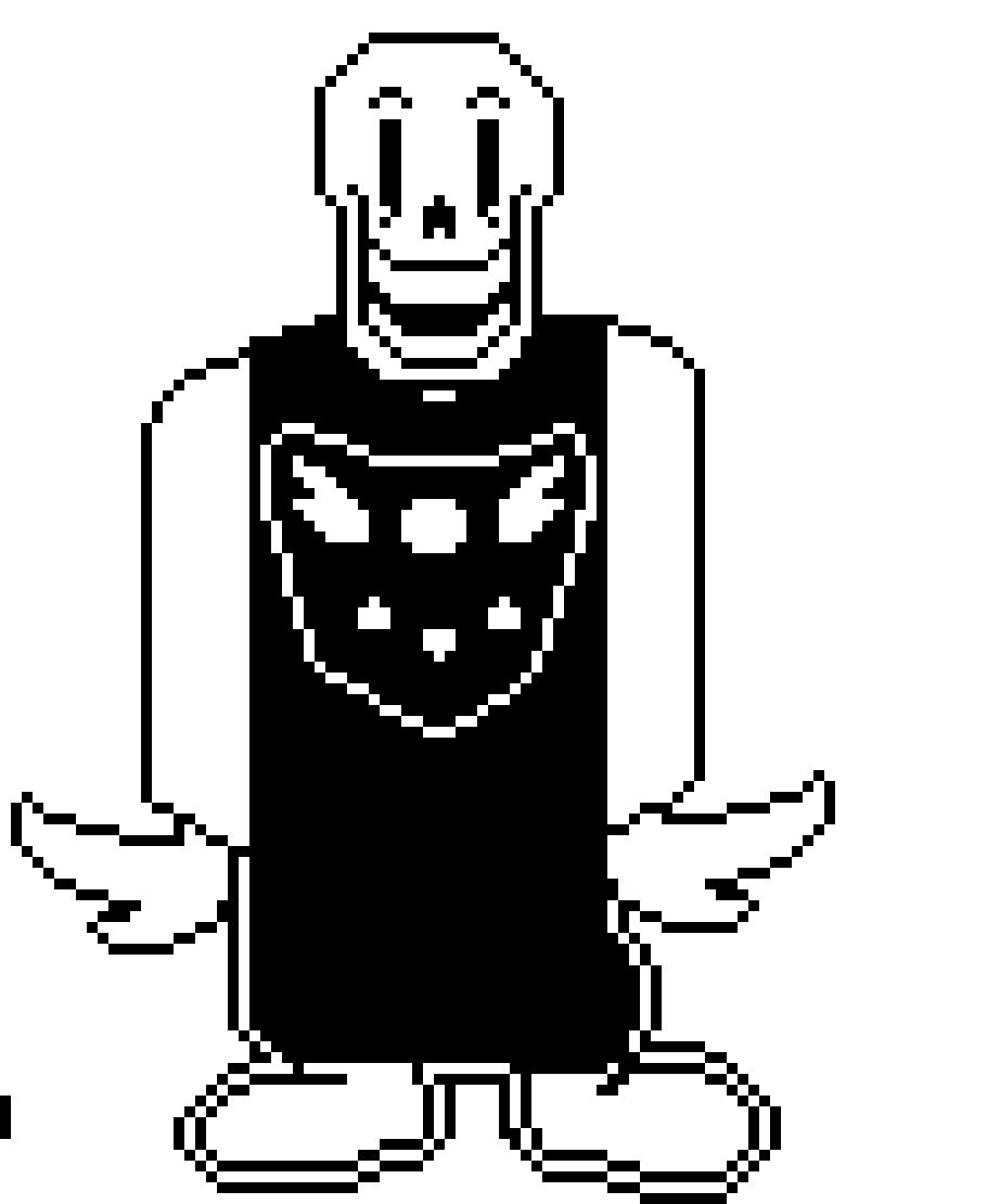 Storyshift Papyrus Battle sprite 1