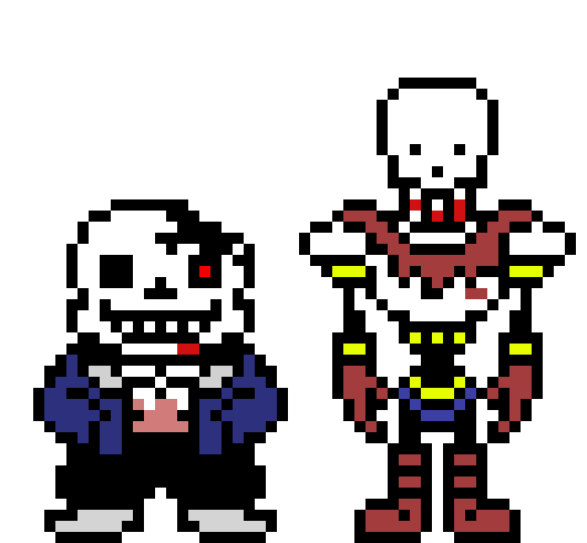 Horrortale sans and papyrus
