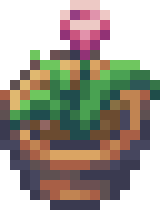 [bbafc9] GreenHousePotRose