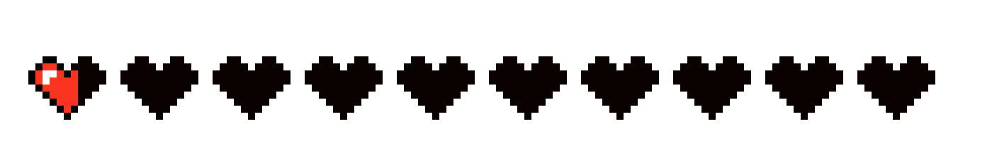[98ab27] Minecraft health bar. 