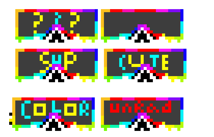 Oki done....make your own for the blank one...i ran out of ideas....