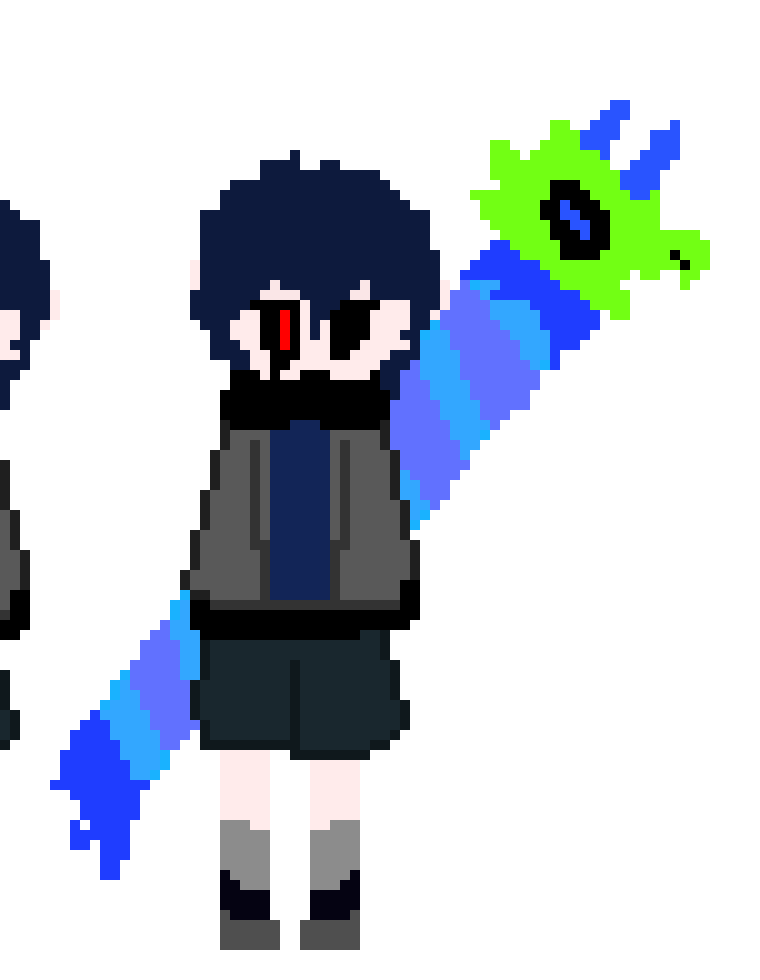 [904ba9] Decater powerful demaon are mad side form with her bone blaster.