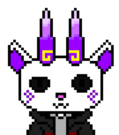 [5b2f3e] -walking through PAM, a purple aura and particles of debris surrounding him- 