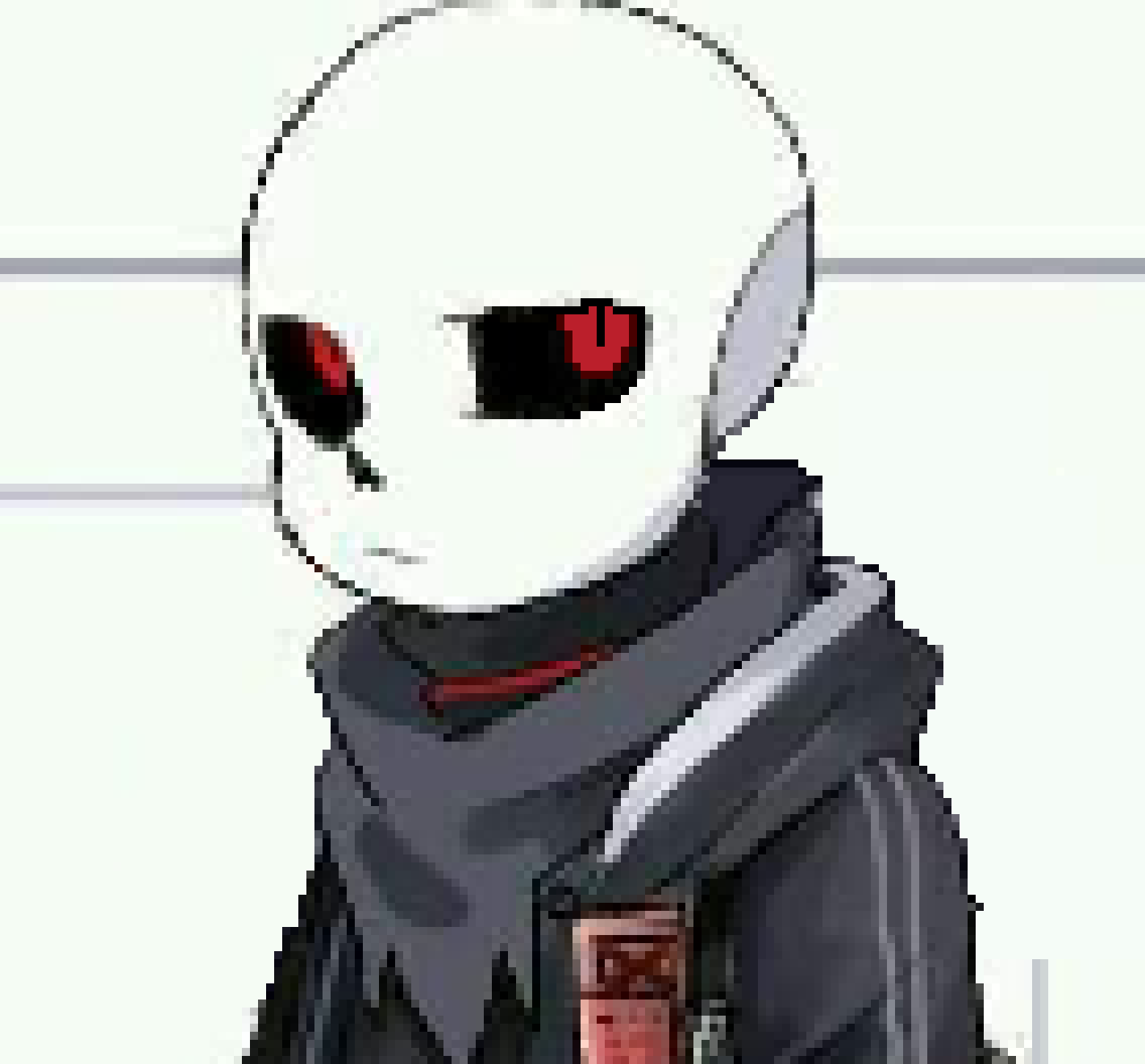 [7159b3] *they all run out after the knives take out the Renegade fighters, and Sans tps them back to snowdin forest. He knocks on the door three times and waits for it to open, then takes Alphys and everyone inside*