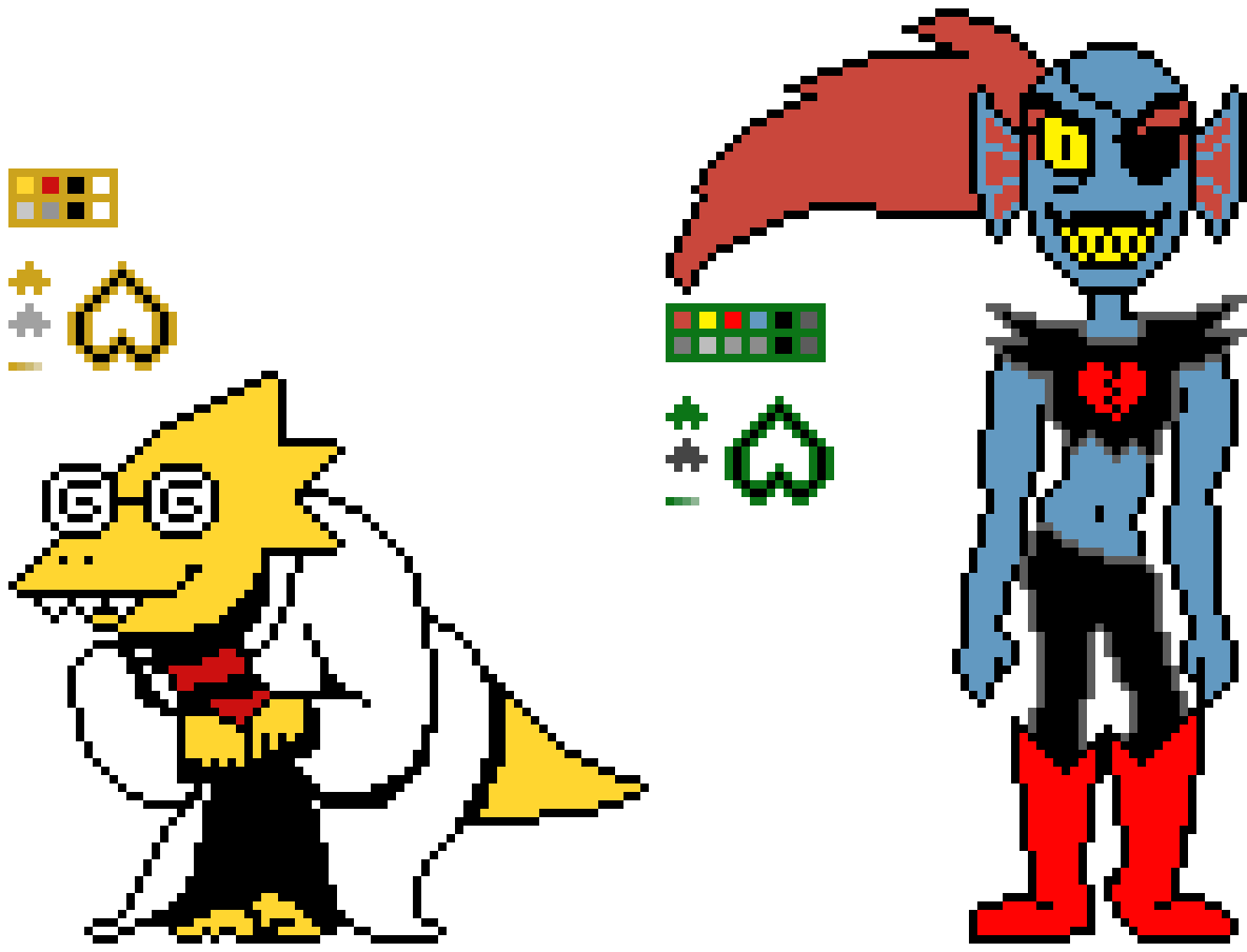 [9664c4] Underfell Alphys and Undyne