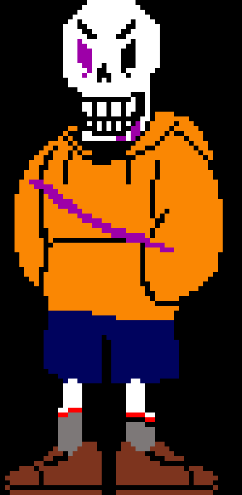 [65530b] Underswap Papyrus Sprite.