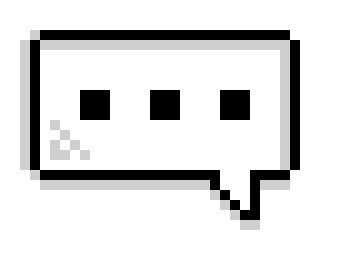 [42a623] 8-Bit Chat Bubble