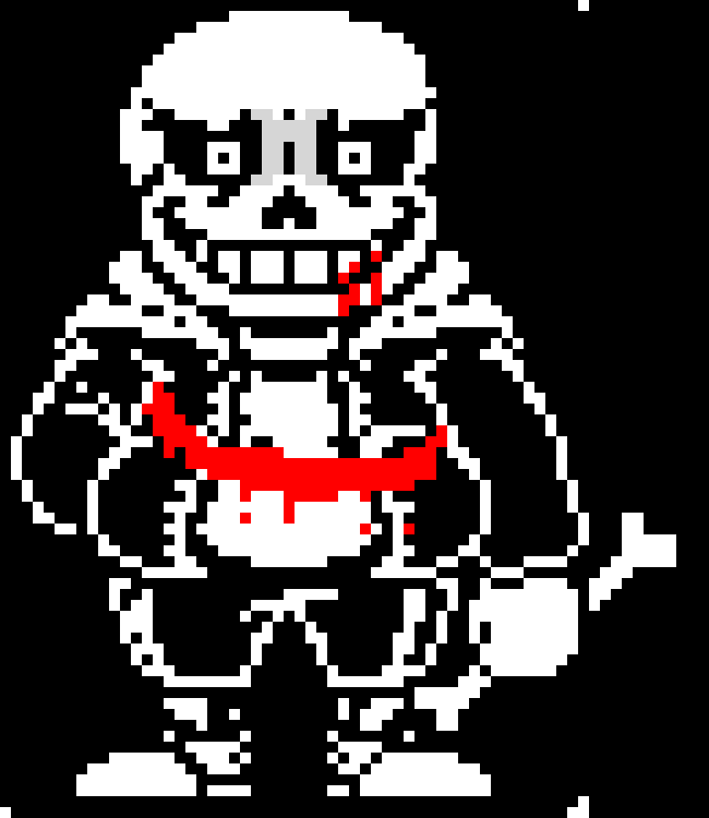 UNDERTALE LAST BREATH HARD MODE PHASE 2 - Sans sprite